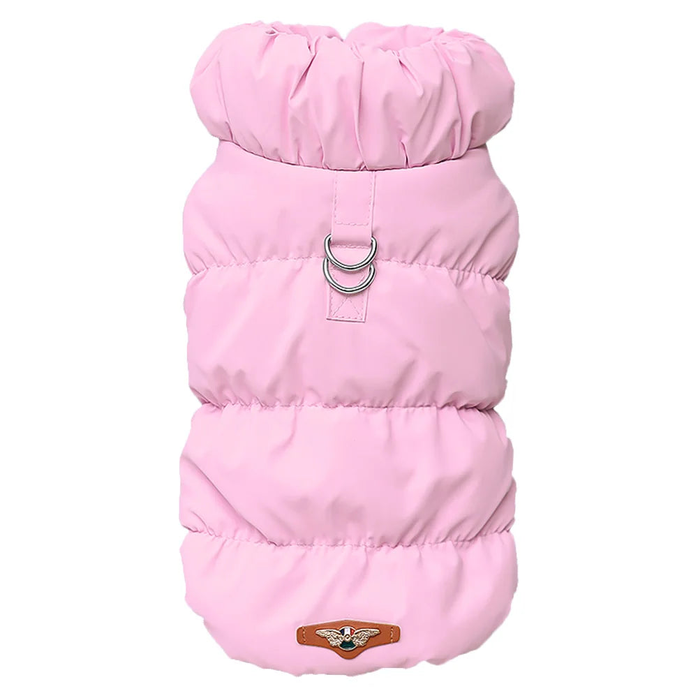 Doudoune chaude et imperméable pour chien - Confort automne/hiver
