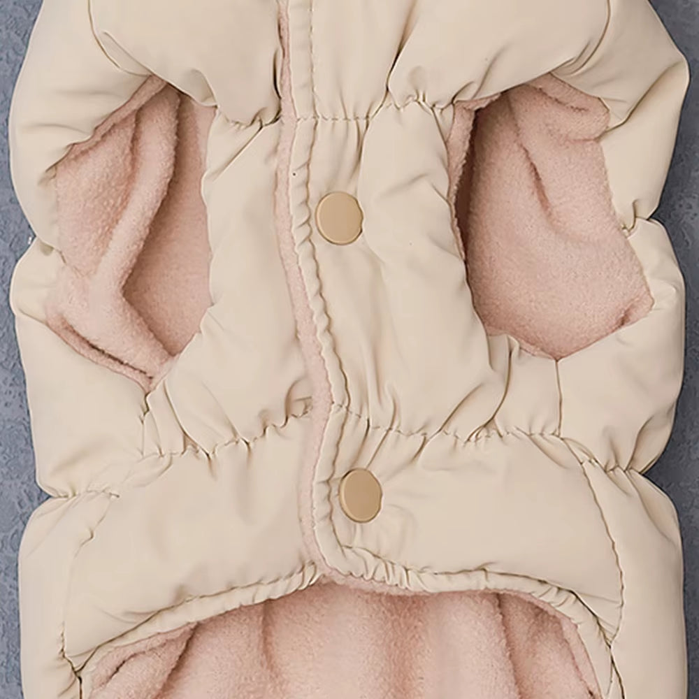 Doudoune chaude et imperméable pour chien - Confort automne/hiver